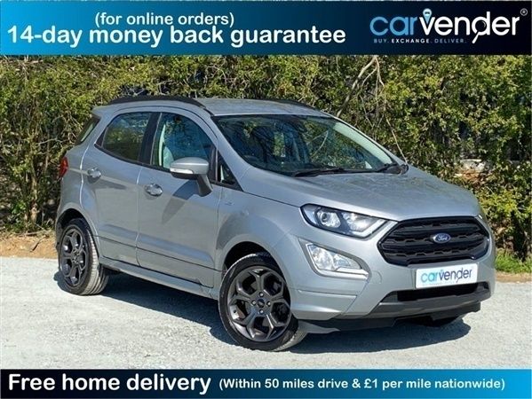 Silver Used 2021 Ford Ecosport ST-Line SUV | £12,045 (Fair price) - Image 1/1