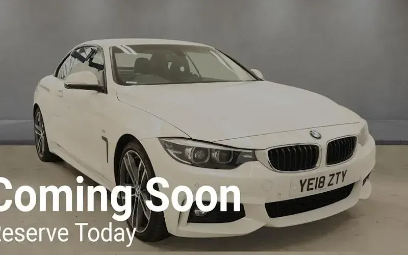 Used BMW 430 Cabriolet M Sport 258 HP (189 kW) 2018 White Cabriolet