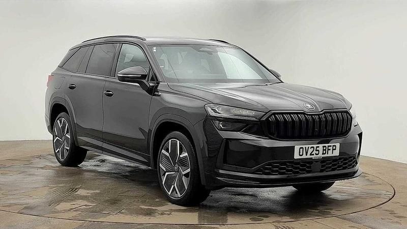 Black magic pearl effect Used 2025 Skoda Kodiaq SportLine SUV | £38,795 (A bit pricey) - Image 1/4