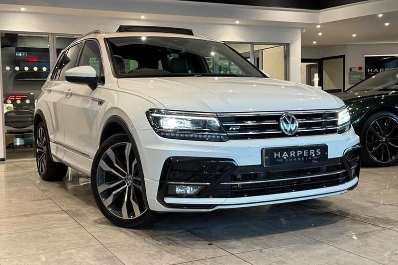 White Used 2019 VW Tiguan R-line SUV | £21,995 (Fair price) - Image 1/1
