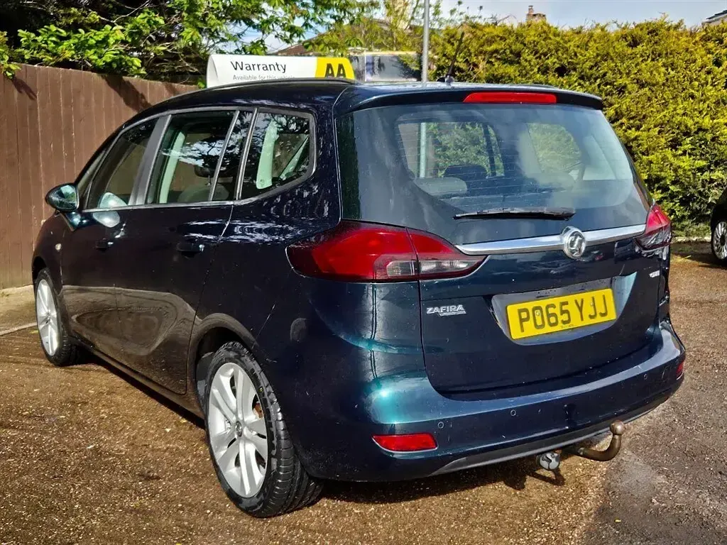 Used Vauxhall Zafira Tourer 2015 Green MPV