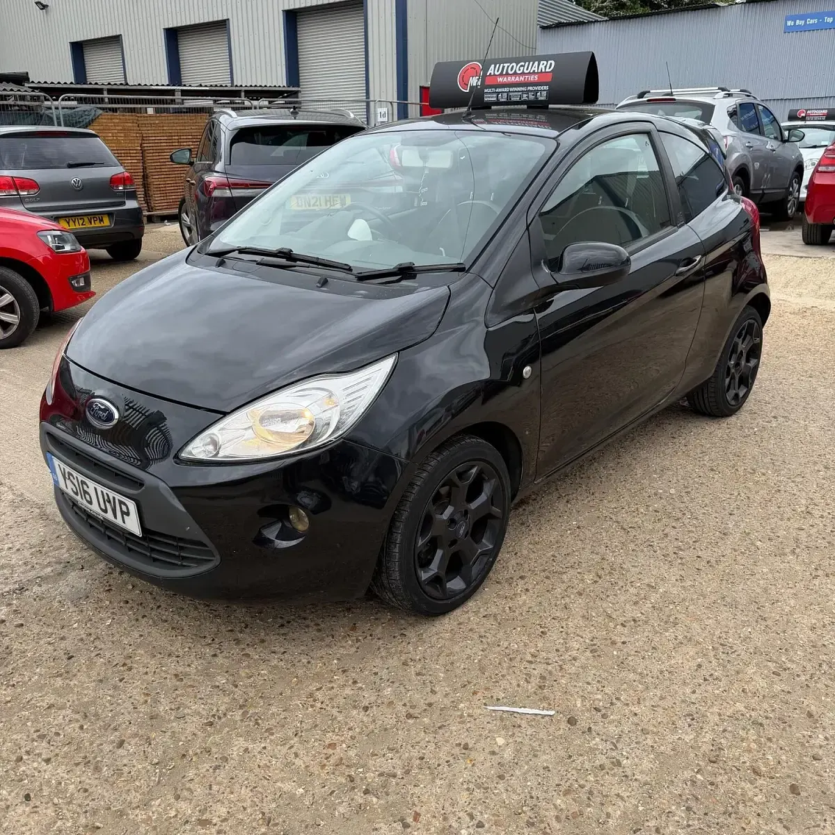 Used Ford Ka Zetec 69 HP (50 kW) 2016 Black Hatchback