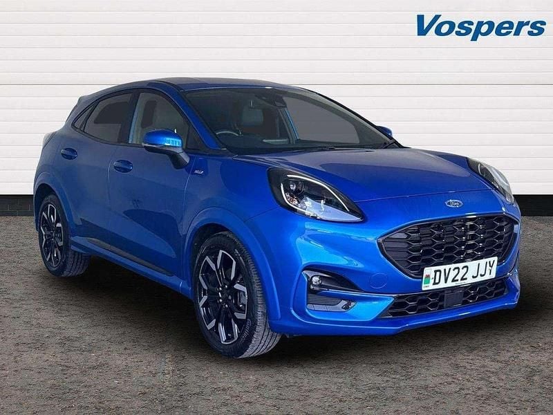 Blue Used 2022 Ford Puma Gen-E ST-Line X SUV | £15,895 (Fair price) - Image 1/3
