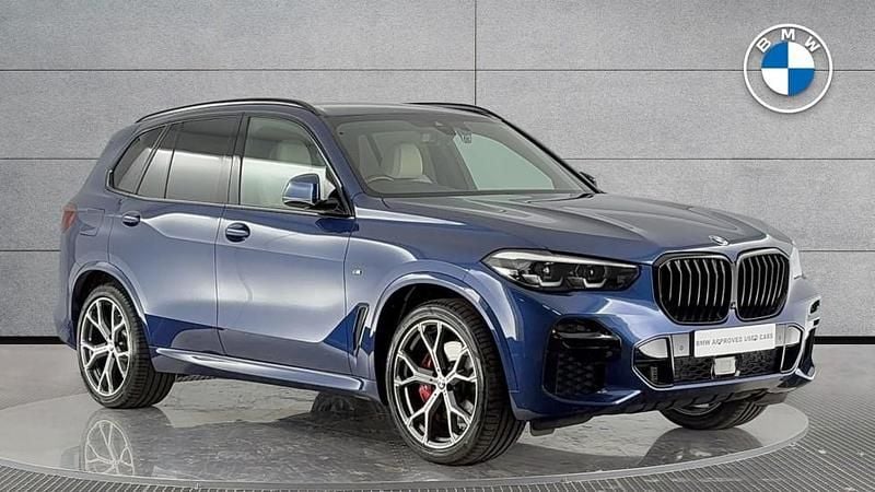 Blue Used 2022 BMW X5 M Sport SUV | £43,490 (Super price) - Image 1/4