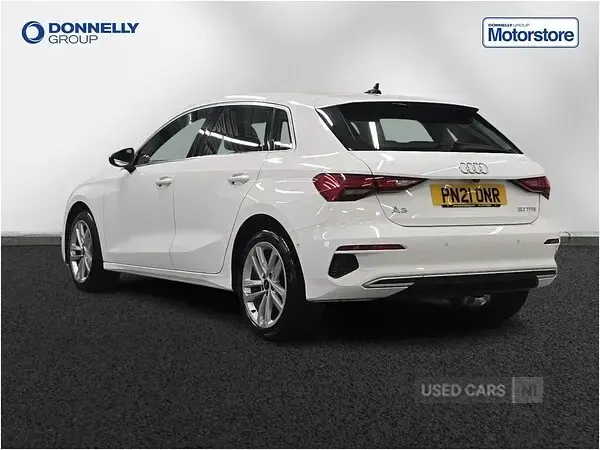 Used Audi A3 Sport 110 HP (80 kW) 2021 White Sedan
