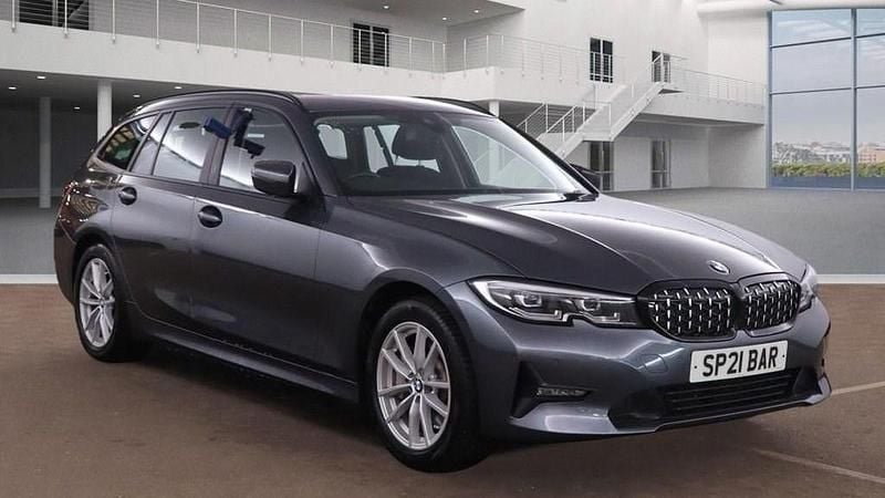 Grey Used 2021 BMW 330e Estate | £11,995 (Good price) - Image 1/4
