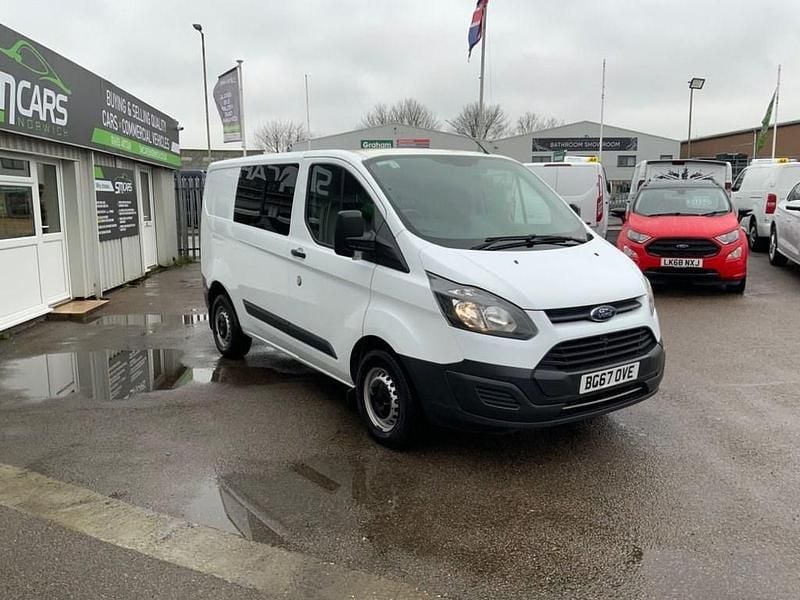 Used Ford Transit Custom 104 HP (76 kW) 2017 White Van