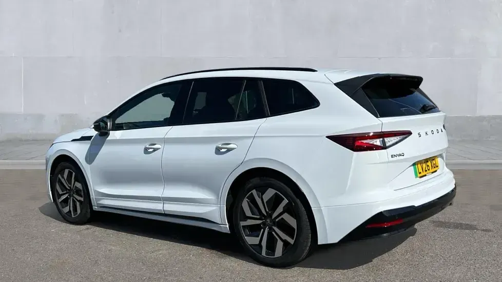 Used Skoda Enyaq iV SportLine 210 kW (286 HP) 2026 Moon white metallic SUV