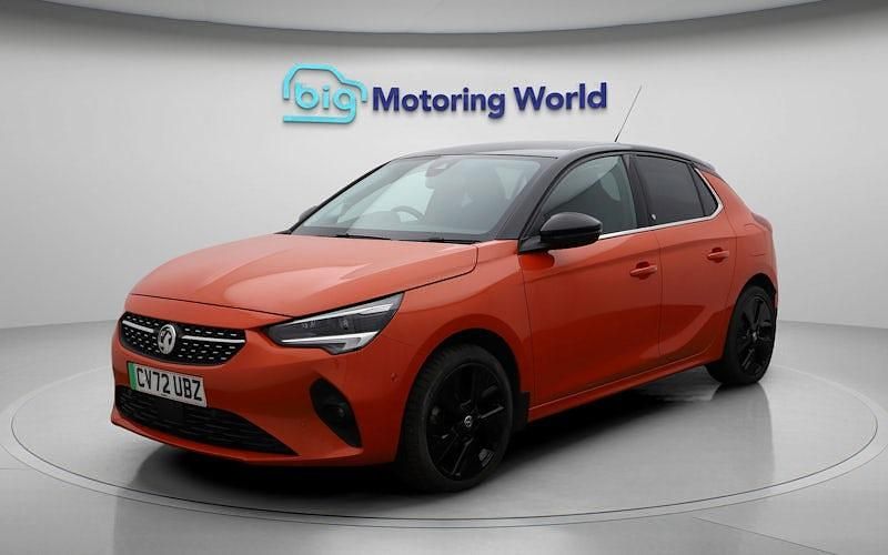 Used Vauxhall Corsa-e Elite 100 kW (136 HP) 2022 Orange Hatchback