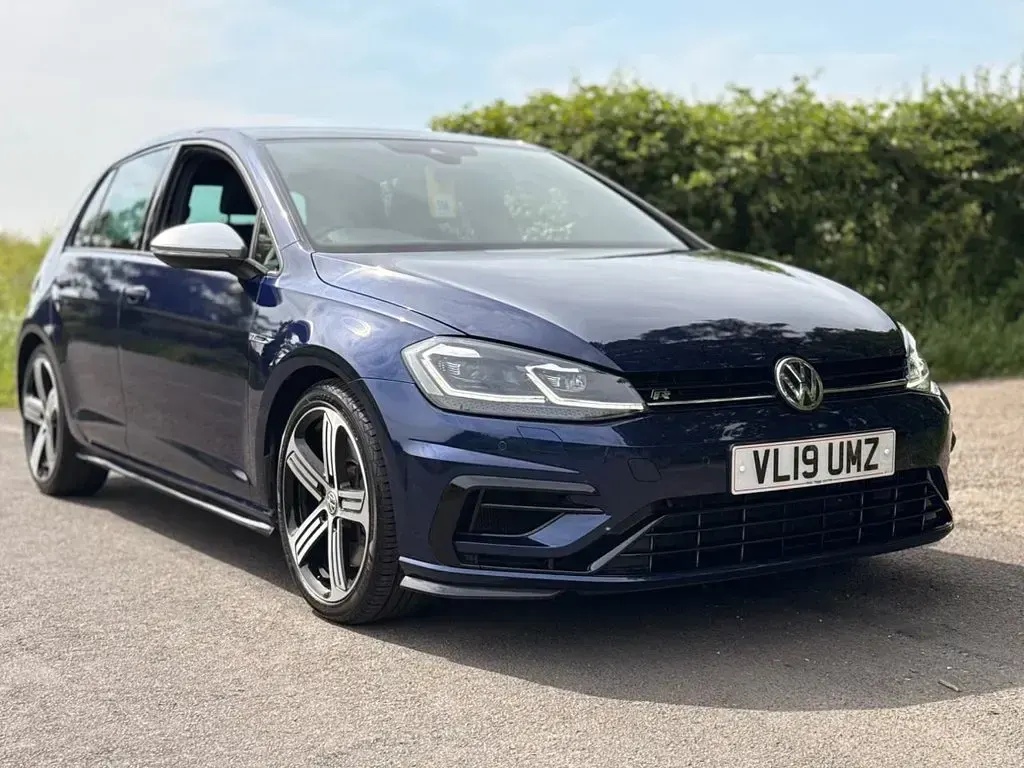 Used VW Golf VII R 300 HP (220 kW) 2019 Blue Hatchback