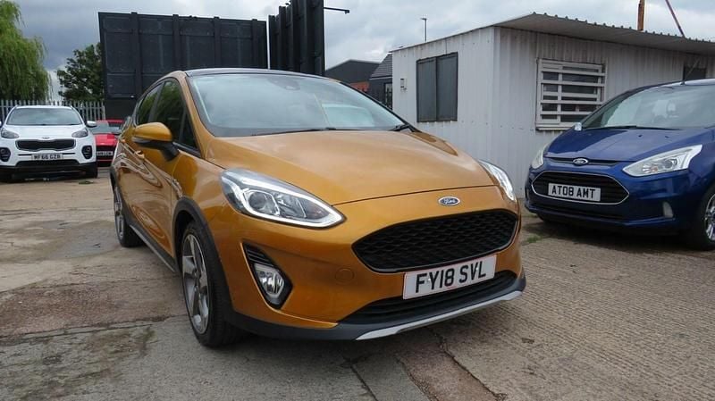 Used Ford Fiesta Active X 2018 Yellow Hatchback