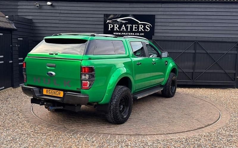 Begagnad Ford Ranger Wildtrack 200 HK (147 kW) 2018 Grön Pickup