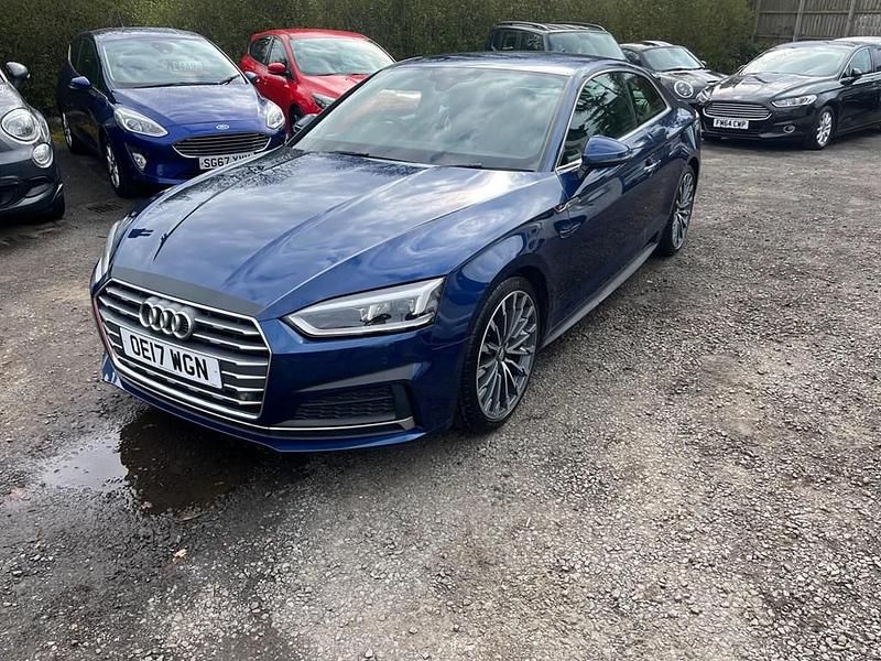 Used Audi A5 S-Line 2017 Blue Coupe