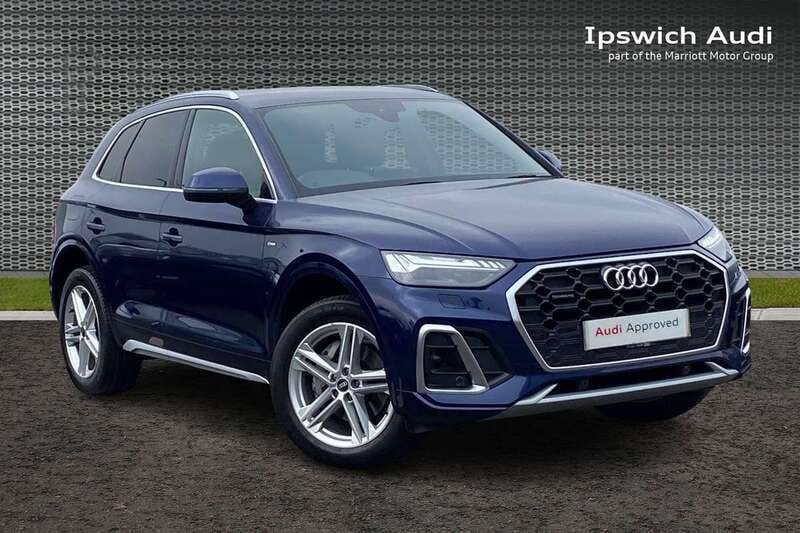 Blue Used 2020 Audi Q5 S-Line SUV | £27,555 (Good price) - Image 1/4