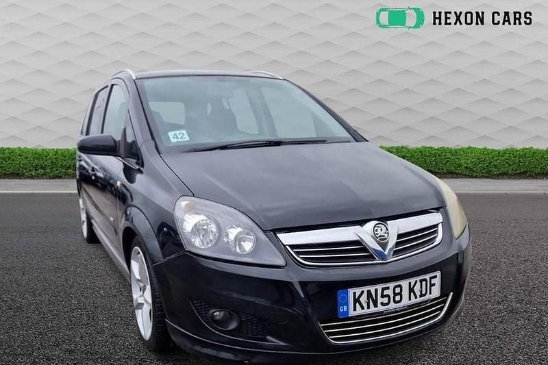 Black Used 2008 Vauxhall Zafira SRi MPV | £1,795 (Fair price) - Image 1/1