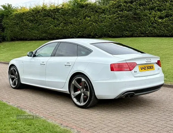Used Audi A5 S-Line 2014 White Coupe