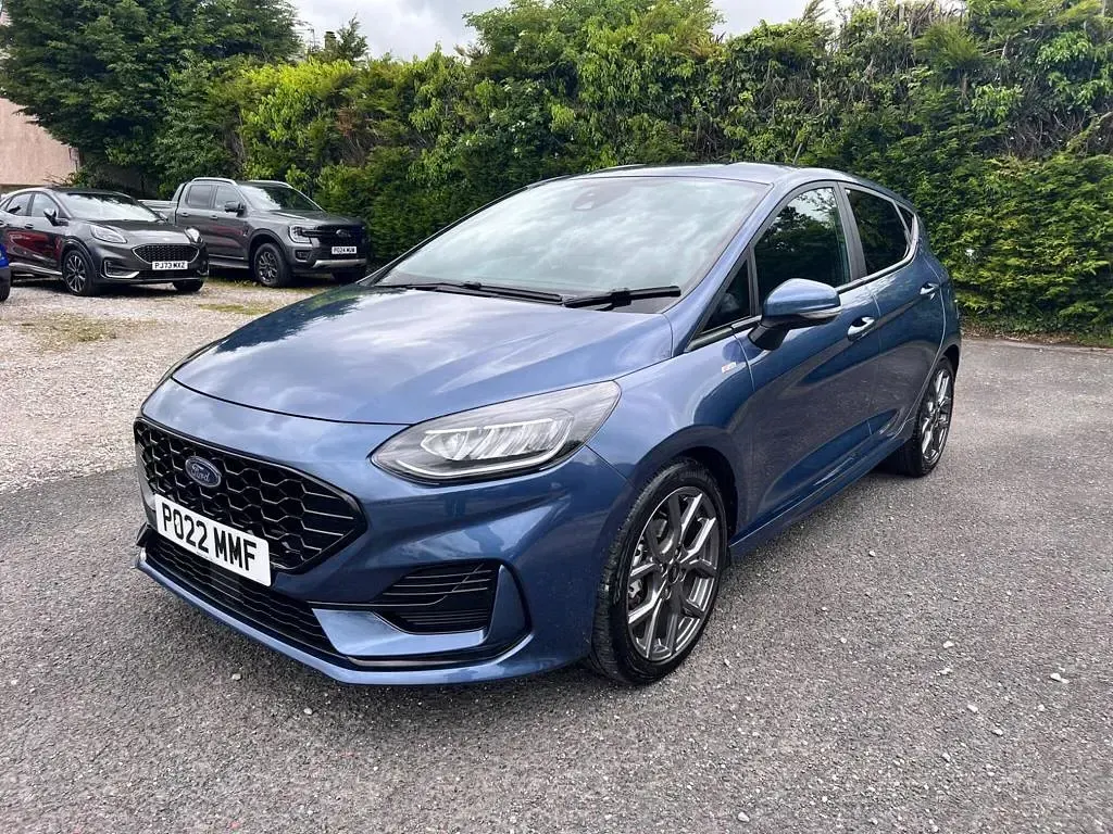 Used Ford Fiesta ST-Line 125 HP (91 kW) 2022 Blue Hatchback
