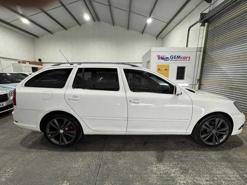 Used Skoda Octavia vRS 2010 White Estate