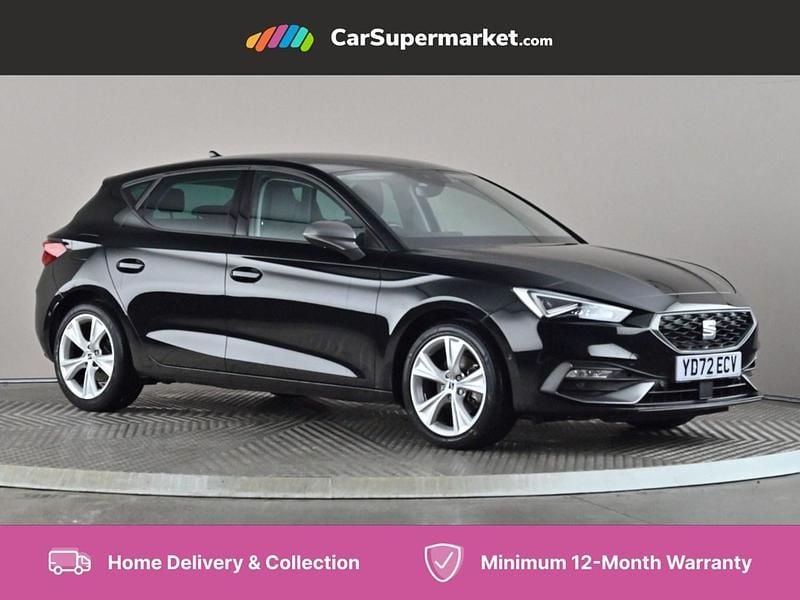 Black Used 2022 Seat Leon FR Hatchback | £16,876 (Fair price) - Image 1/4