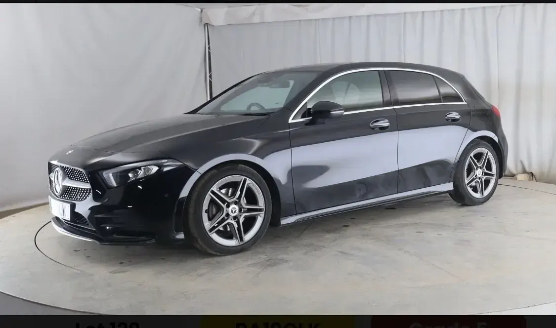 Used Mercedes A200 AMG Line Premium 150 HP (110 kW) 2019 Black Hatchback