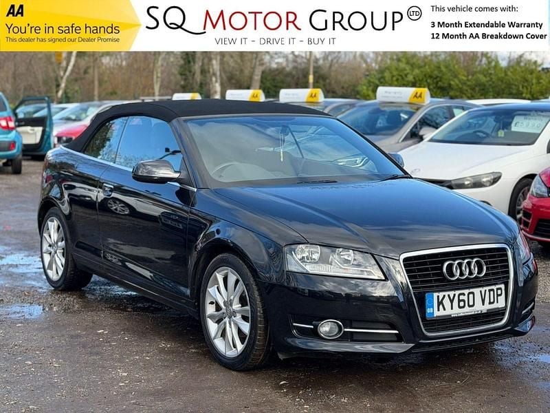 Used Audi A3 Cabriolet Sport 2010 Black Cabriolet