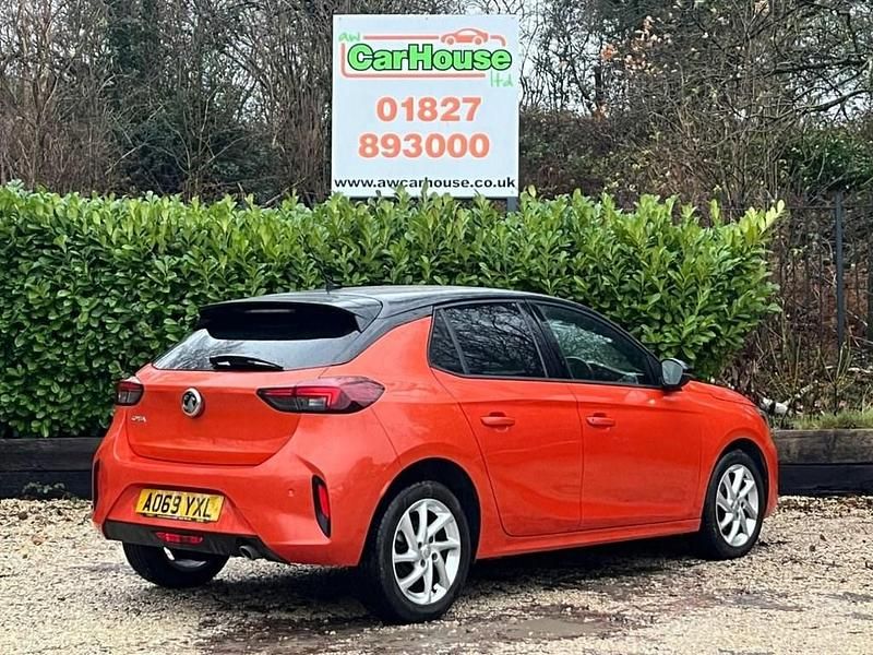 Used Vauxhall Corsa SRi 100 HP (73 kW) 2019 Orange Hatchback