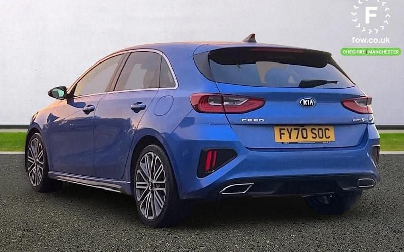 Used Kia Ceed GT-Line S 140 HP (102 kW) 2020 Blue Hatchback