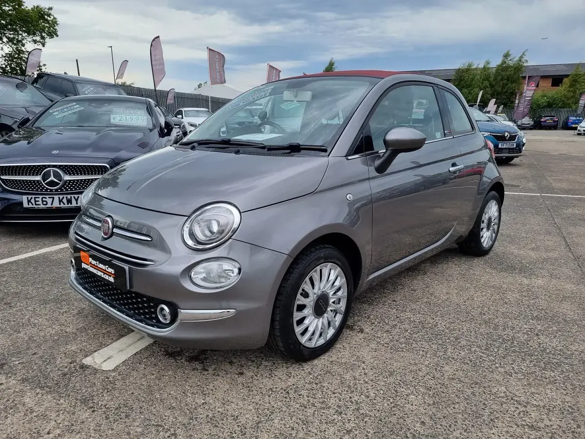 Used Fiat 500C Lounge 69 HP (50 kW) 2019 Grey Cabriolet