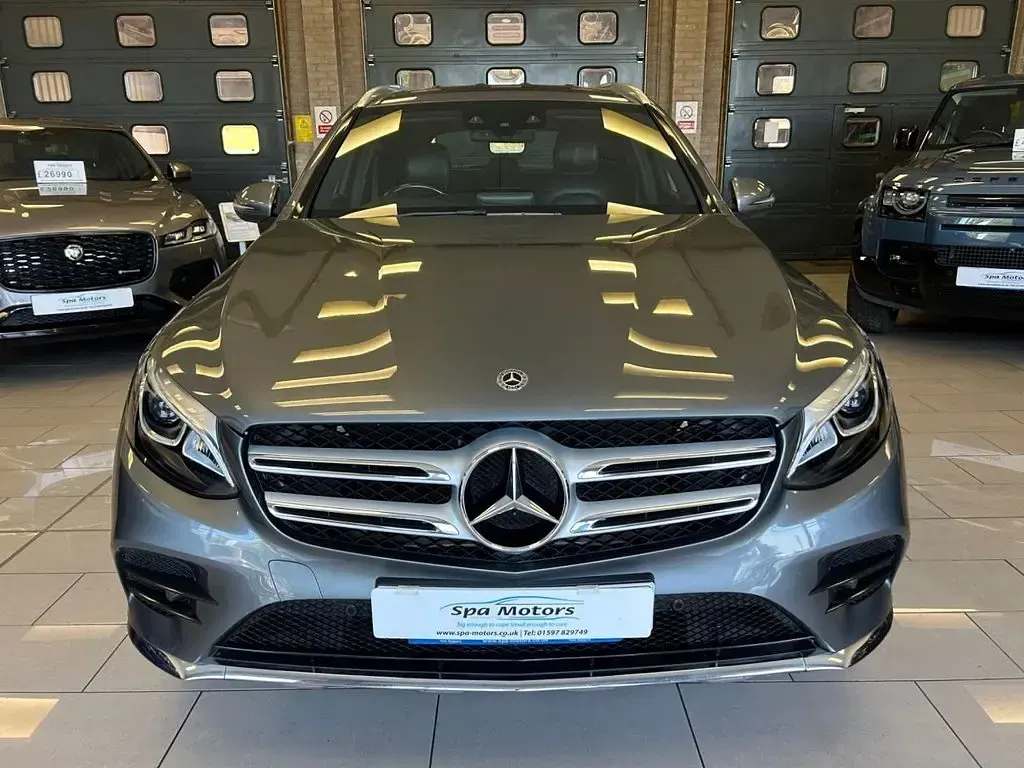 Used Mercedes GLC220 AMG line 170 HP (125 kW) 2017 Grey SUV
