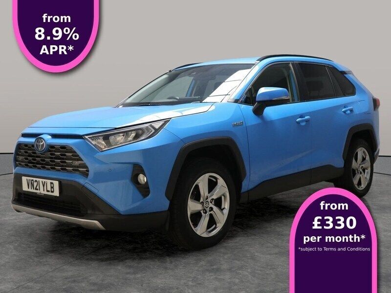 Blue Used 2021 Toyota RAV4 Hybrid Design SUV | £22,487 (Fair price) - Image 1/3