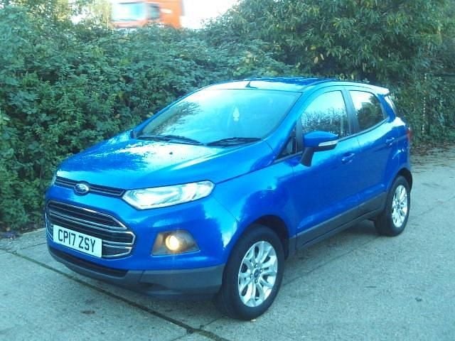 Blue Used 2017 Ford Ecosport Zetec SUV | £4,495 (Super price) - Image 1/4