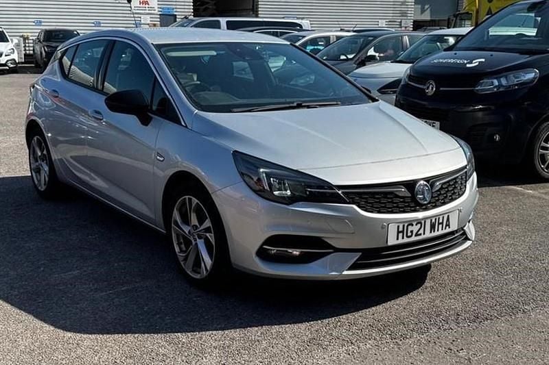 Used Vauxhall Astra SRi 145 HP (106 kW) 2021 Silver Hatchback