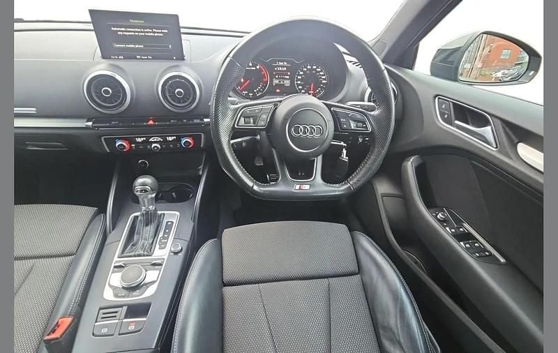 Used Audi A3 Black Edition 147 HP (108 kW) 2019 Blue Sedan