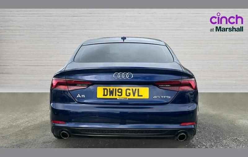 Used Audi A5 Sportback S-Line 190 HP (139 kW) 2019 Blue Hatchback
