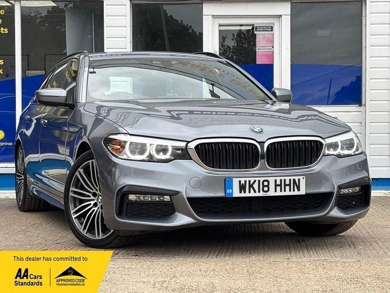 Used BMW 530 M Sport 265 HP (194 kW) 2018 Blue Estate