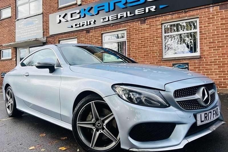Silver Used 2017 Mercedes C220 AMG line Coupe | £10,800 (Good price) - Image 1/1
