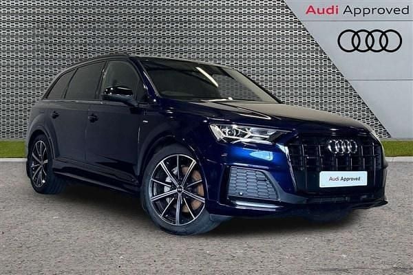 Used Audi Q7 Black Edition 286 HP (210 kW) 2022 Blue SUV