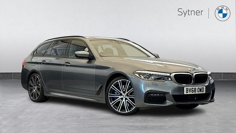 Used BMW 540 M Sport 335 HP (246 kW) 2018 Blue Estate