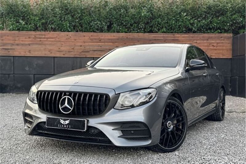 Grey Used 2018 Mercedes E350 AMG line Sedan | £19,980 (Fair price) - Image 1/4