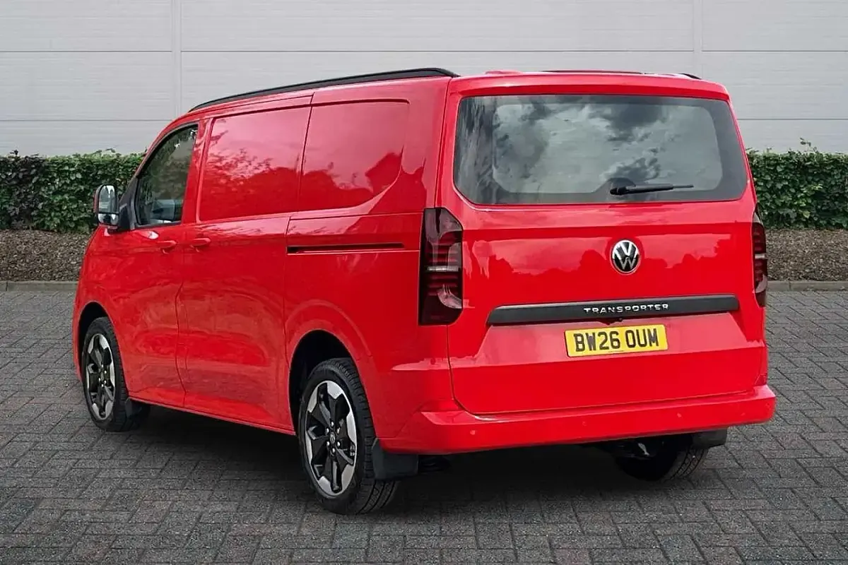 New VW T7 Pro 2026 Intensive red Van