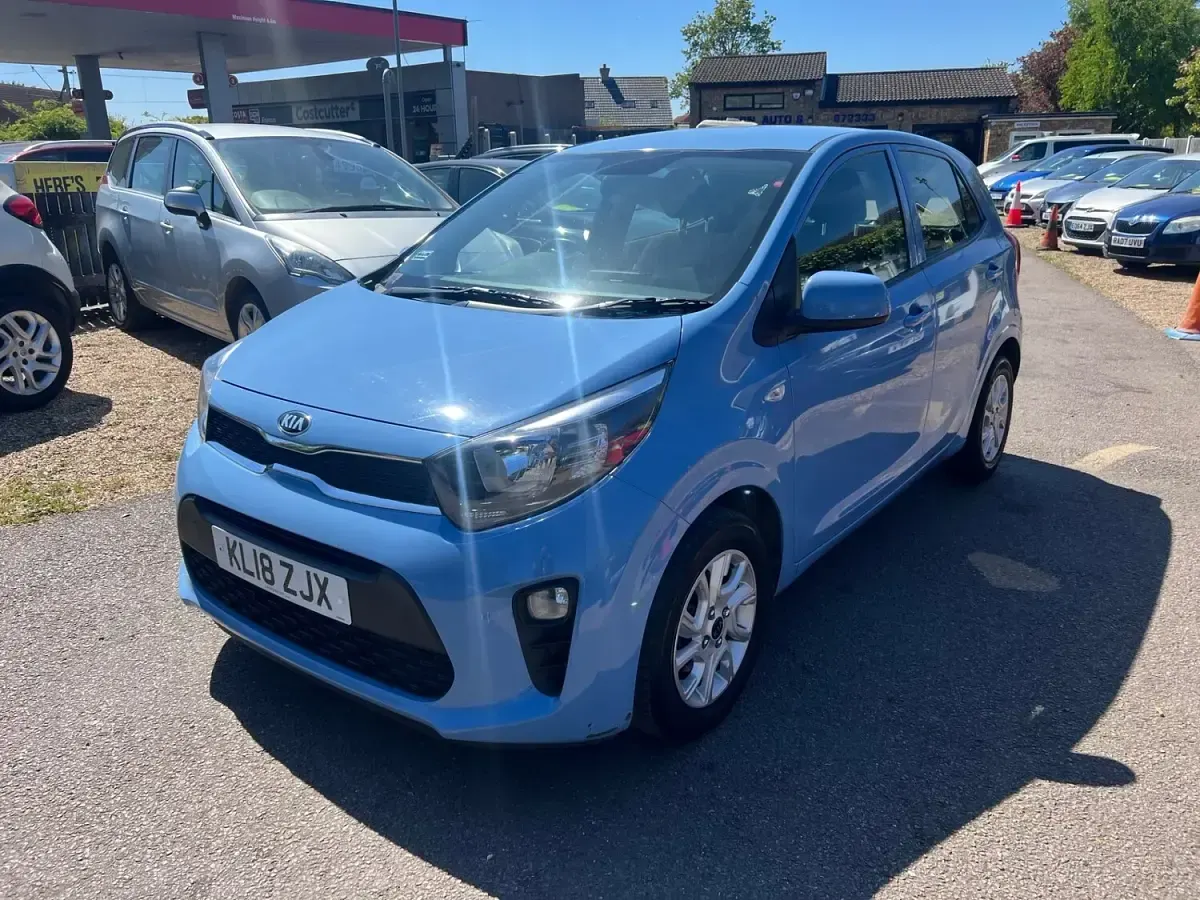 Used Kia Picanto 2018 Blue Hatchback