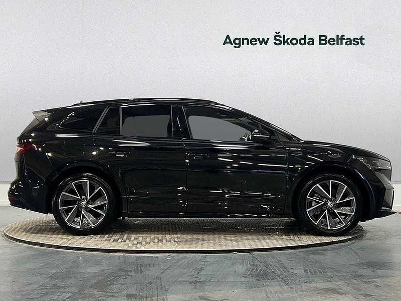 Used Skoda Enyaq iV SportlinePlus 154 kW (210 HP) 2025 Black magic pearl effect SUV