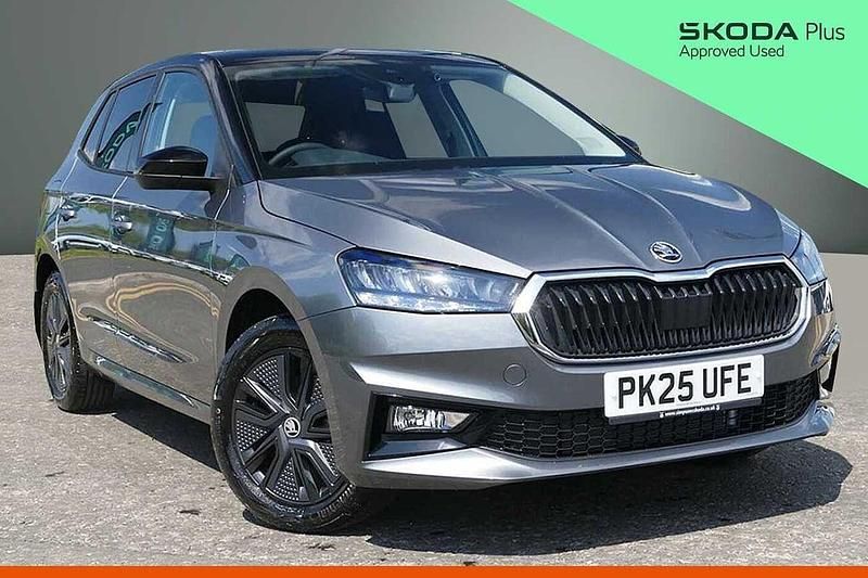 Used Skoda Fabia Design Edition 85 HP (62 kW) 2025 Graphite grey metallic black magic pearl effect Hatchback