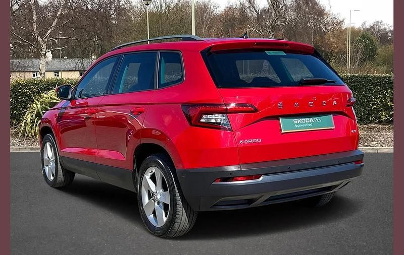 Used Skoda Karoq SE 150 HP (110 kW) 2019 Red SUV