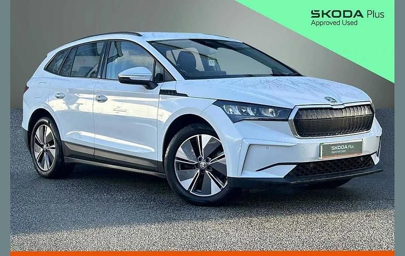 White Used 2023 Skoda Enyaq iV ecoSuite SUV | £18,500 (Fair price) - Image 1/4