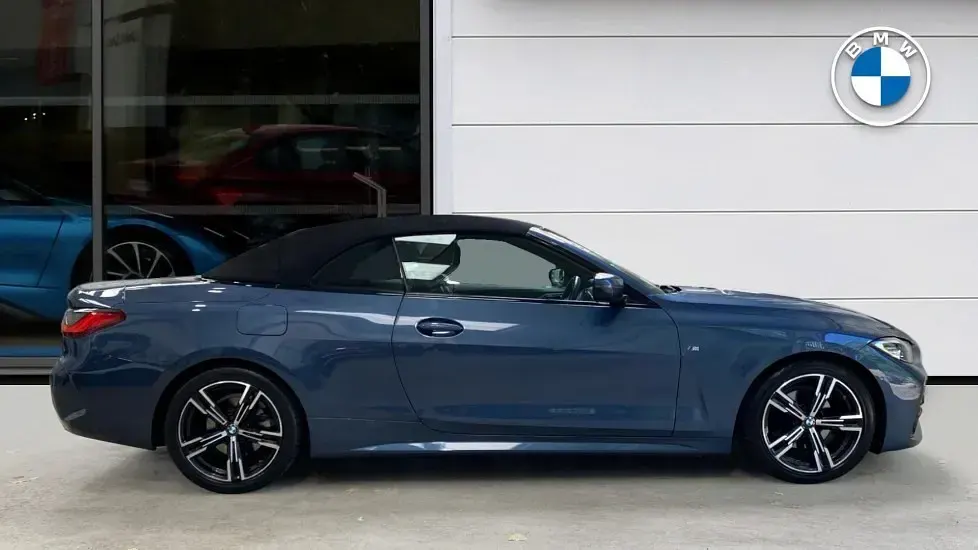 Used BMW 420 Cabriolet M Sport 187 HP (137 kW) 2021 Blue Cabriolet