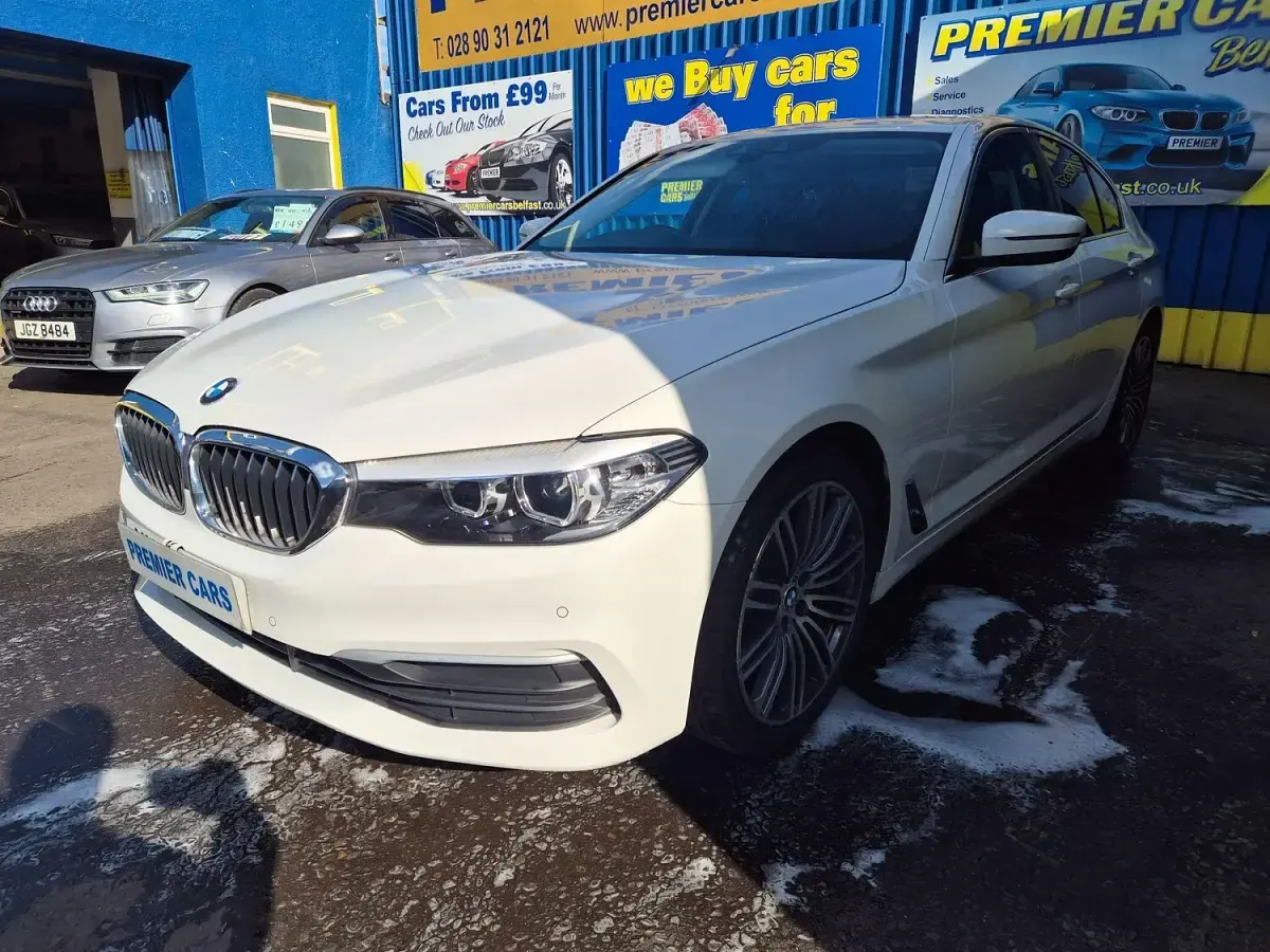 Used BMW 520 Comfort Edition 190 HP (139 kW) 2019 White Sedan