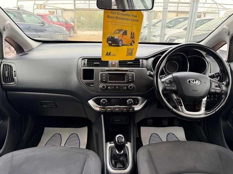 Used Kia Rio 90 HP (66 kW) 2014 Grey Hatchback