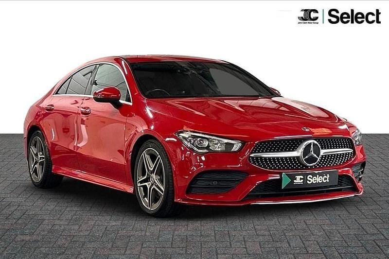 Red Used 2019 Mercedes CLA220 AMG Line Premium Sedan | £21,800 (Fair price) - Image 1/1
