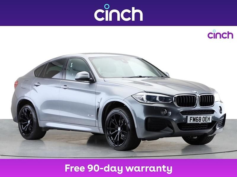 Grey Used 2018 BMW X6 M Sport SUV | £21,649 (Good price) - Image 1/3